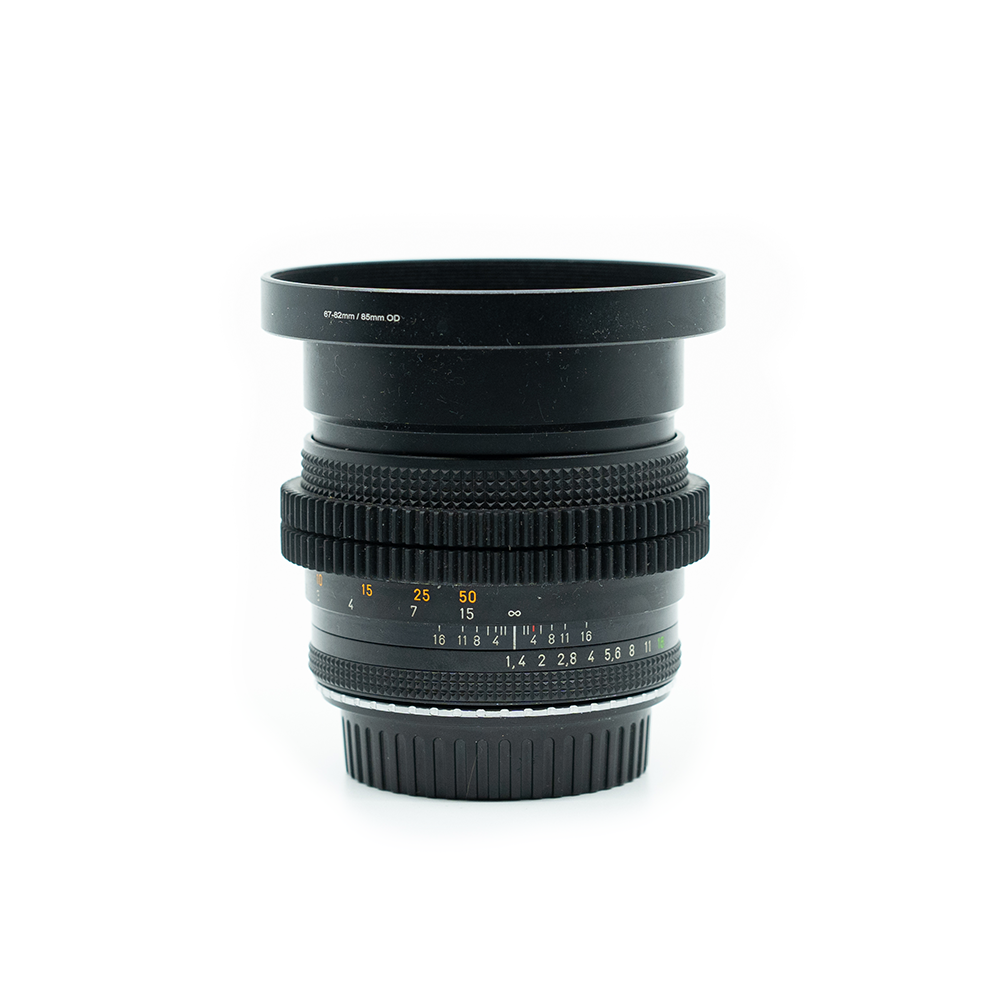 Zeiss Contax 85mm f1.4 (EF) Cine-Modded
